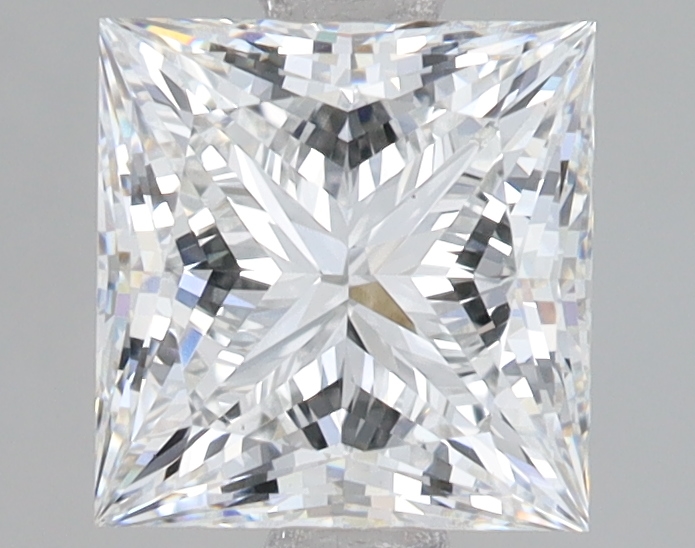 Lab Grown 2.03 Carat, E Colour, <br/>VS1 Clarity PRINCESS Diamond