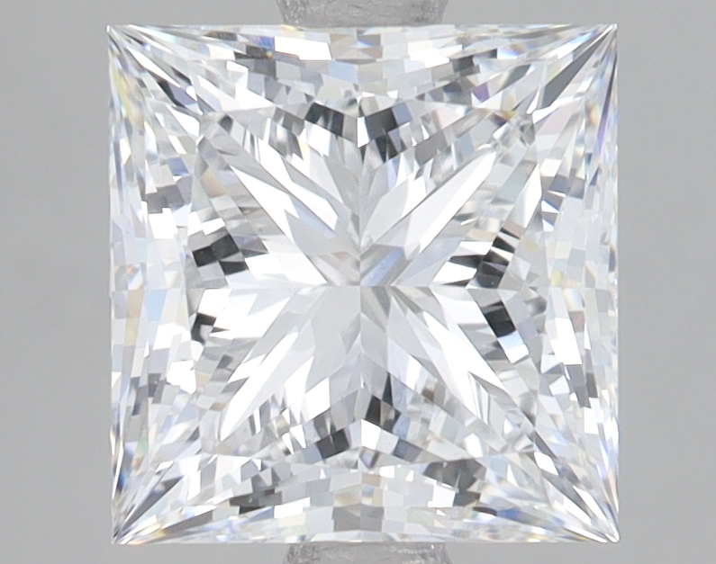 Lab Grown 3.02 Carat, D Colour, <br/>VS1 Clarity PRINCESS Diamond