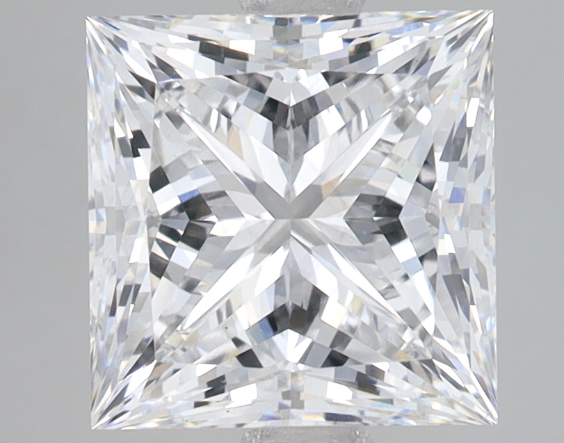 Lab Grown 3.36 Carat, E Colour, <br/>VS1 Clarity PRINCESS Diamond