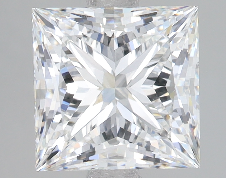 Lab Grown 3.05 Carat, E Colour, <br/>VS1 Clarity PRINCESS Diamond
