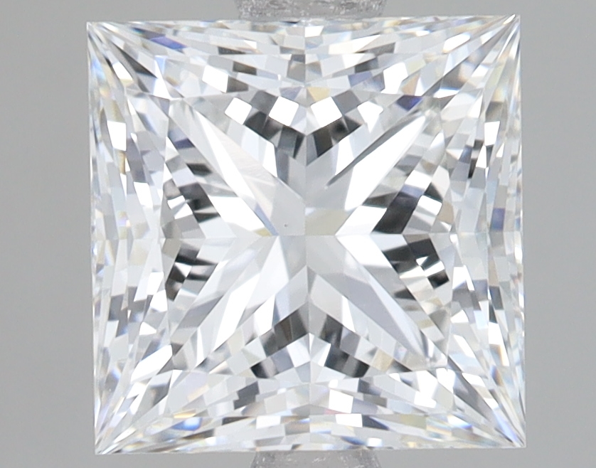 Lab Grown 2.57 Carat, E Colour, <br/>VS1 Clarity PRINCESS Diamond