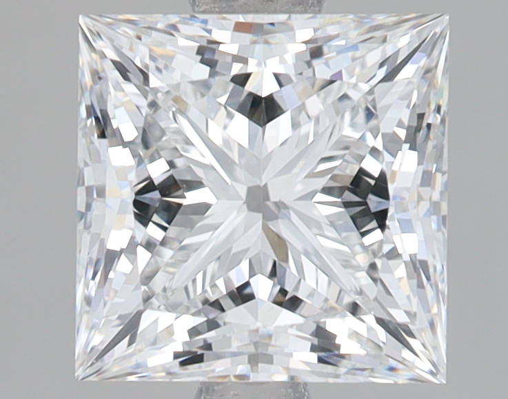 Lab Grown 2.08 Carat, D Colour, <br/>VS1 Clarity PRINCESS Diamond