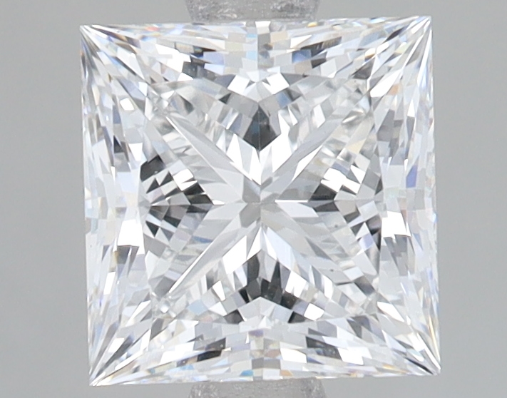 Lab Grown 2.03 Carat, D Colour, <br/>VS1 Clarity PRINCESS Diamond