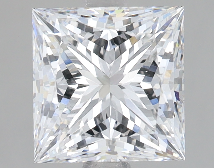 Lab Grown 2.08 Carat, D Colour, <br/>VS1 Clarity PRINCESS Diamond
