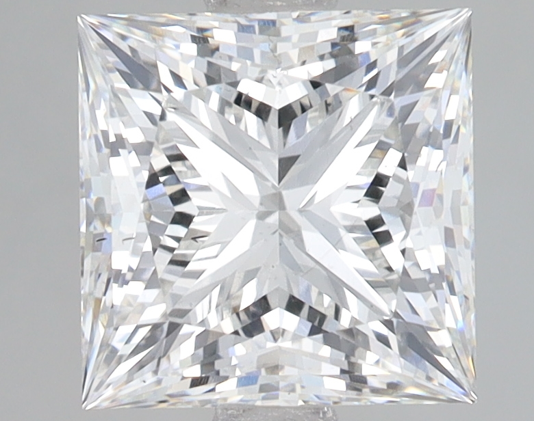 Lab Grown 3.09 Carat, E Colour, <br/>VS2 Clarity PRINCESS Diamond