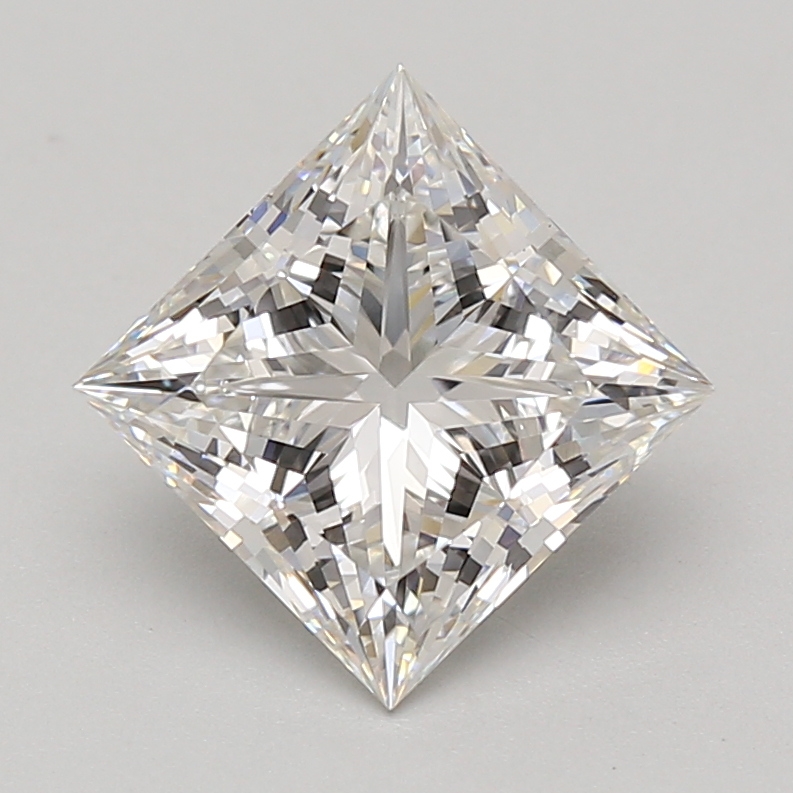 Lab Grown 3.02 Carat, D Colour, <br/>VS1 Clarity PRINCESS Diamond