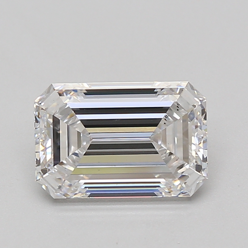 Lab Grown 2.44 Carat, D Colour, <br/>VS2 Clarity EMERALD Diamond