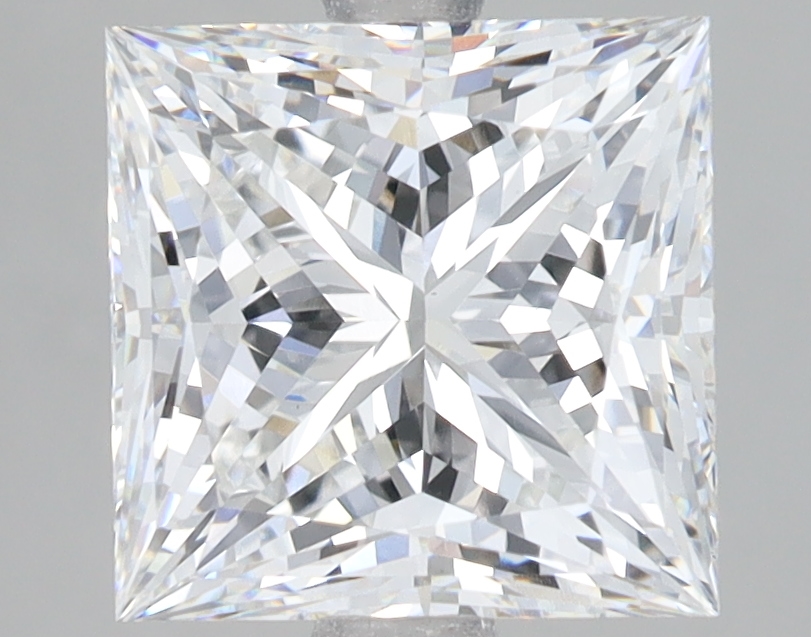 Lab Grown 3.57 Carat, E Colour, <br/>VS1 Clarity PRINCESS Diamond