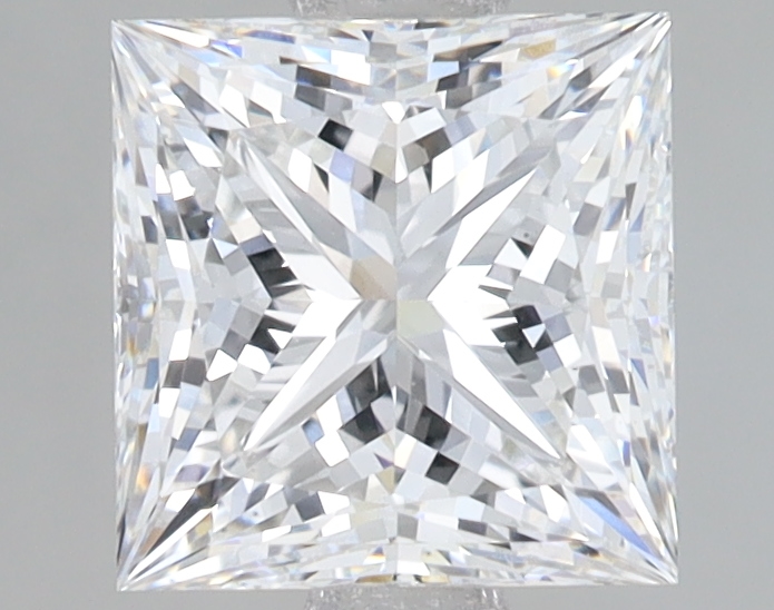 Lab Grown 2.03 Carat, D Colour, <br/>VS1 Clarity PRINCESS Diamond