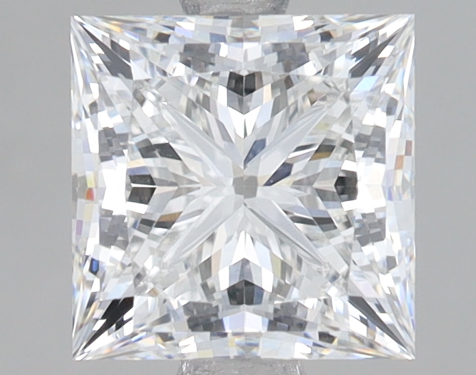 Lab Grown 2.08 Carat, E Colour, <br/>VS1 Clarity PRINCESS Diamond