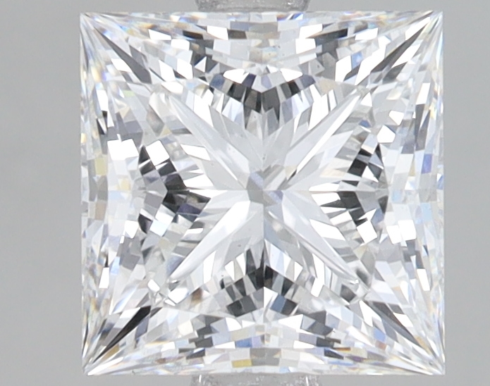 Lab Grown 2.1 Carat, E Colour, <br/>VS1 Clarity PRINCESS Diamond