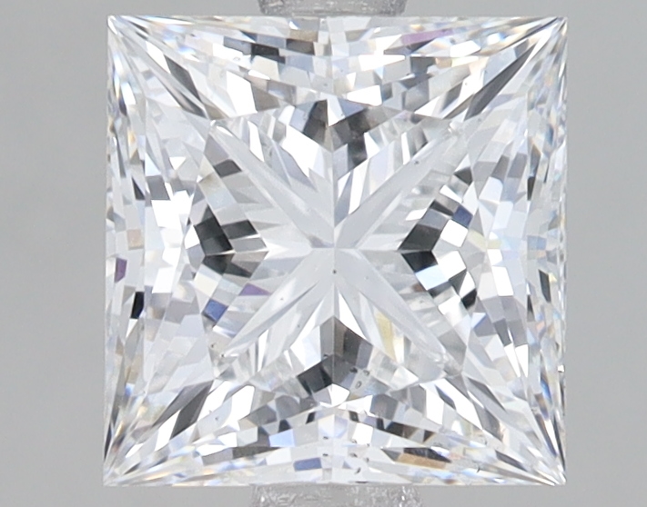 Lab Grown 2.05 Carat, D Colour, <br/>SI1 Clarity PRINCESS Diamond