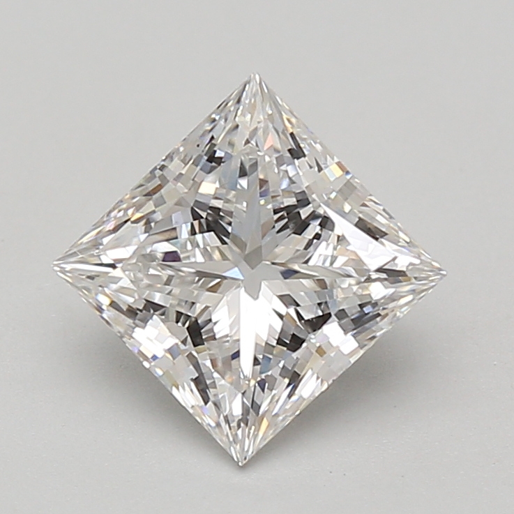 Lab Grown 2.06 Carat, D Colour, <br/>VS1 Clarity PRINCESS Diamond