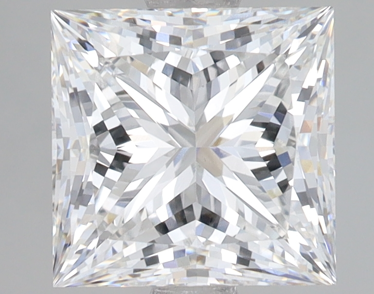 Lab Grown 3.08 Carat, E Colour, <br/>VS1 Clarity PRINCESS Diamond