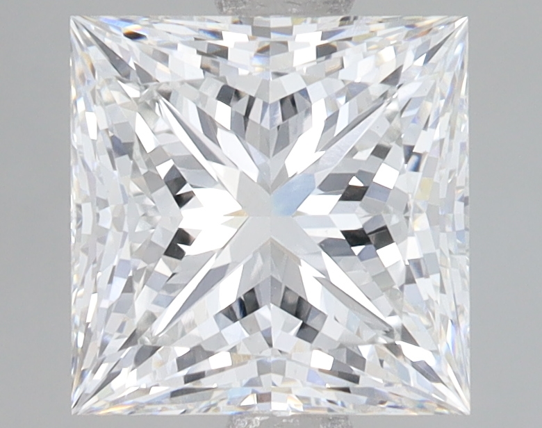 Lab Grown 3.05 Carat, E Colour, <br/>VS1 Clarity PRINCESS Diamond