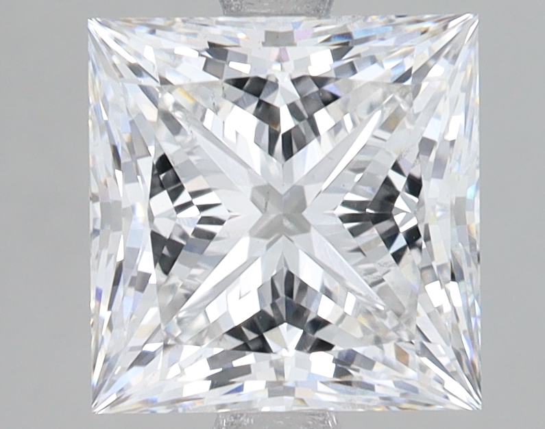 Lab Grown 3.06 Carat, E Colour, <br/>VS2 Clarity PRINCESS Diamond