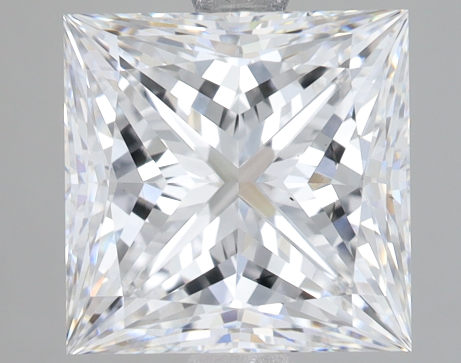 Lab Grown 3.08 Carat, D Colour, <br/>VS2 Clarity PRINCESS Diamond
