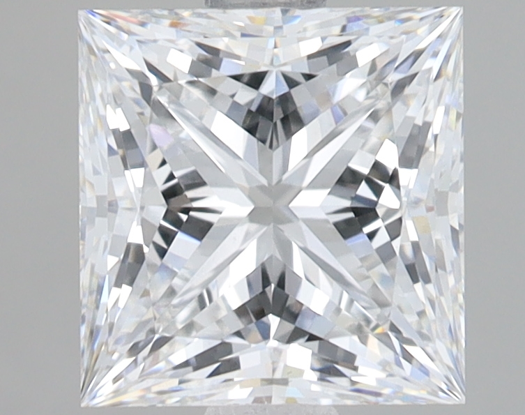 Lab Grown 2.1 Carat, D Colour, <br/>VS1 Clarity PRINCESS Diamond