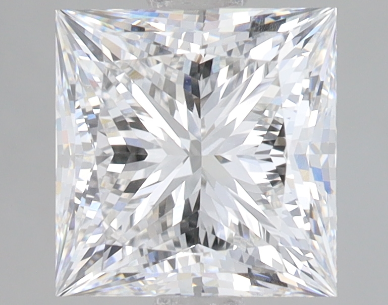 Lab Grown 3.01 Carat, E Colour, <br/>VS1 Clarity PRINCESS Diamond