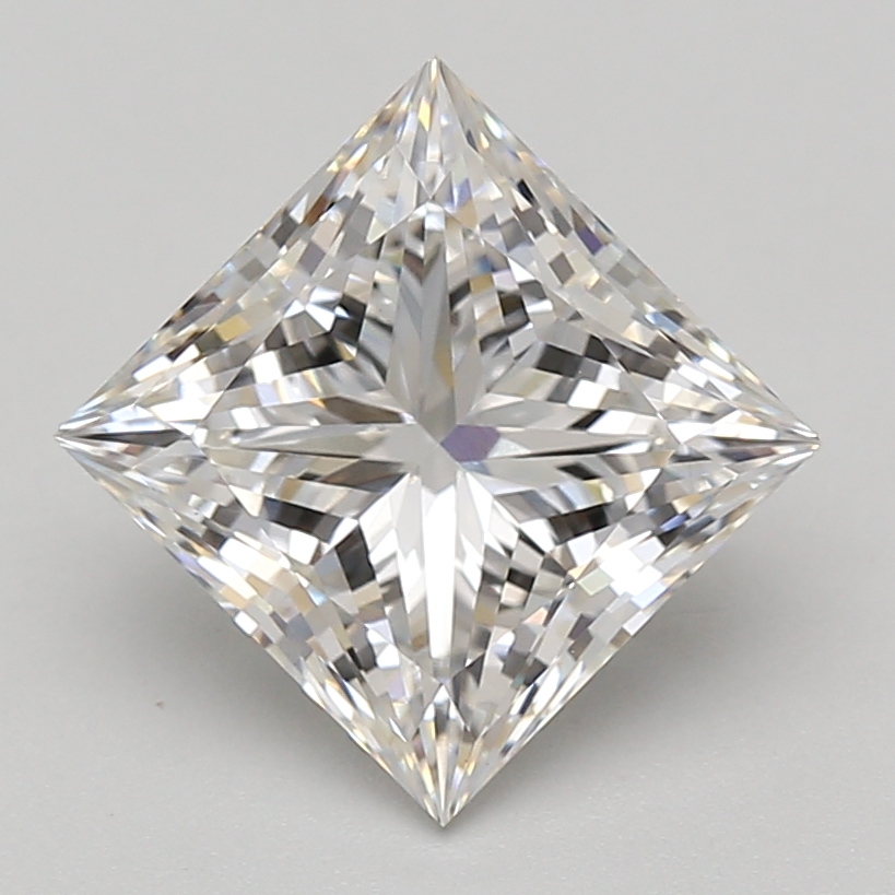 Lab Grown 4.01 Carat, E Colour, <br/>VS1 Clarity PRINCESS Diamond