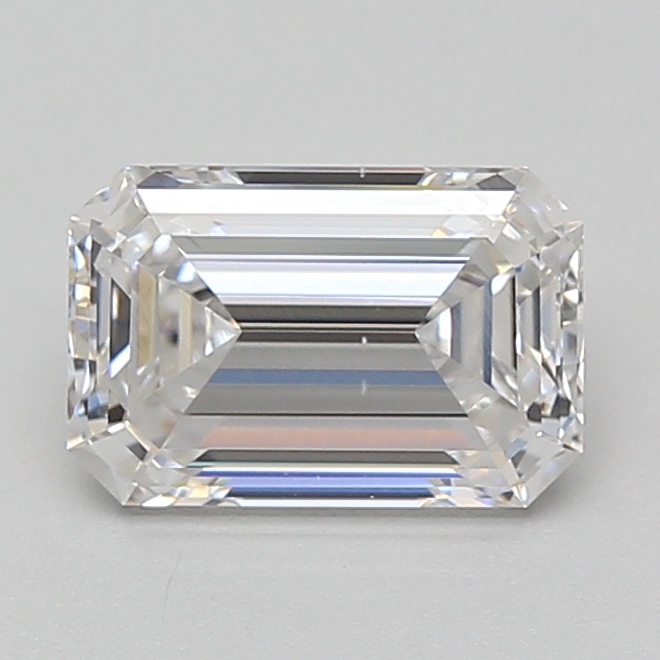 Lab Grown 2.02 Carat, D Colour, <br/>VS2 Clarity EMERALD Diamond