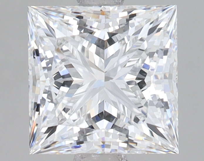 Lab Grown 2.05 Carat, D Colour, <br/>VS1 Clarity PRINCESS Diamond