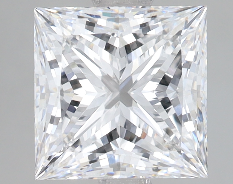 Lab Grown 3.06 Carat, D Colour, <br/>VS1 Clarity PRINCESS Diamond