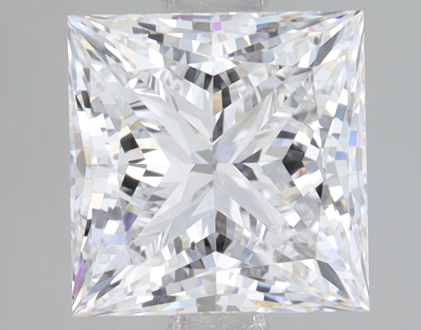Lab Grown 2.75 Carat, D Colour, <br/>VS2 Clarity PRINCESS Diamond