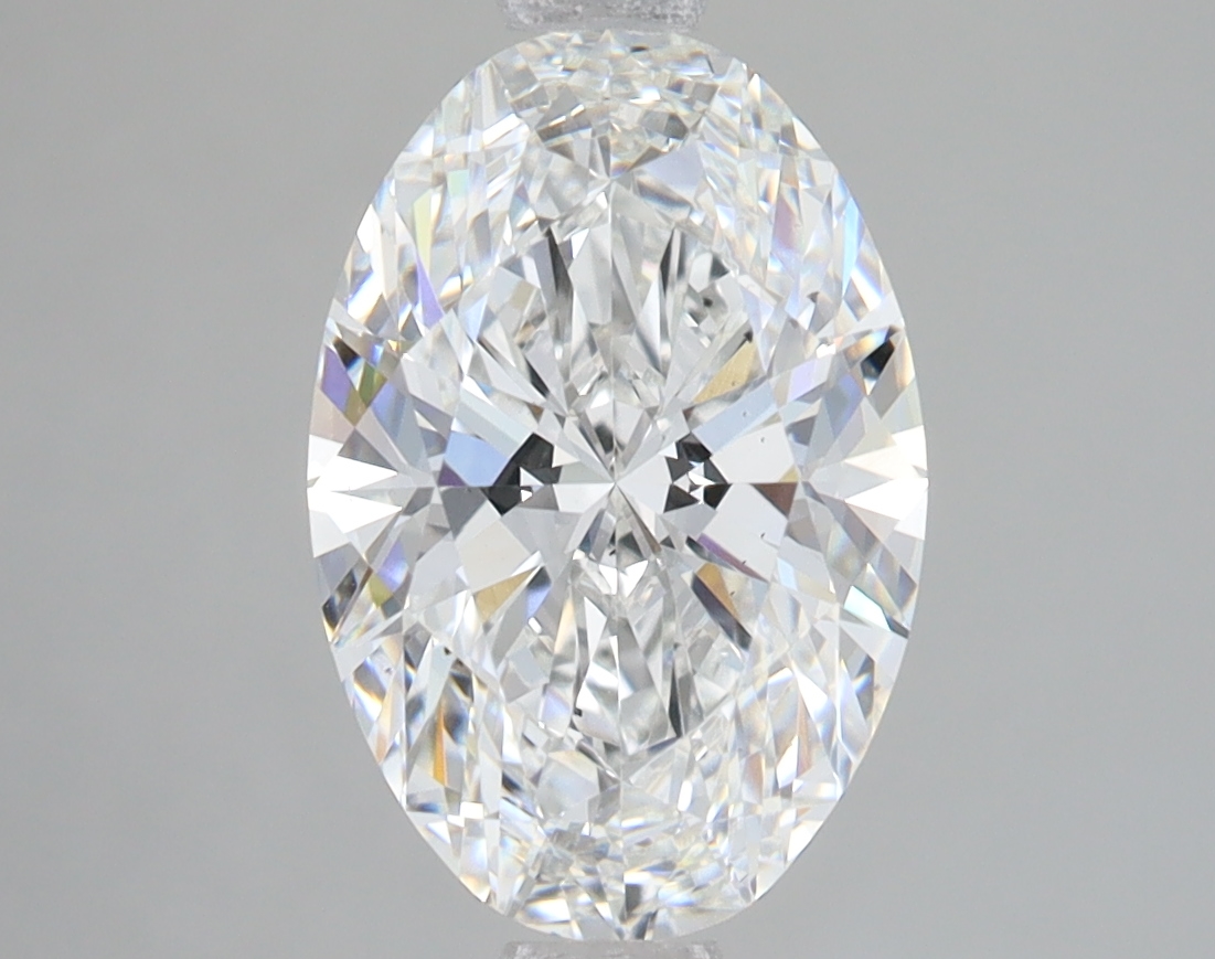 Lab Grown 2.64 Carat, E Colour, <br/>VS2 Clarity OVAL Diamond