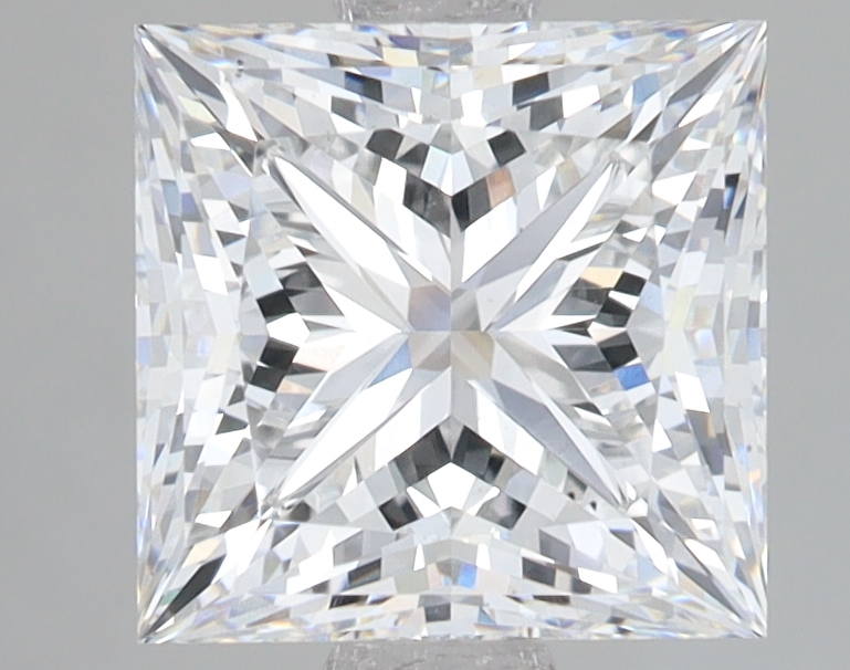 Lab Grown 3.04 Carat, E Colour, <br/>VS2 Clarity PRINCESS Diamond