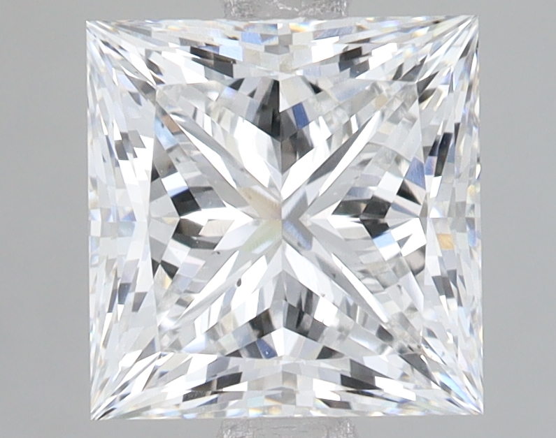 Lab Grown 3.05 Carat, E Colour, <br/>VS2 Clarity PRINCESS Diamond