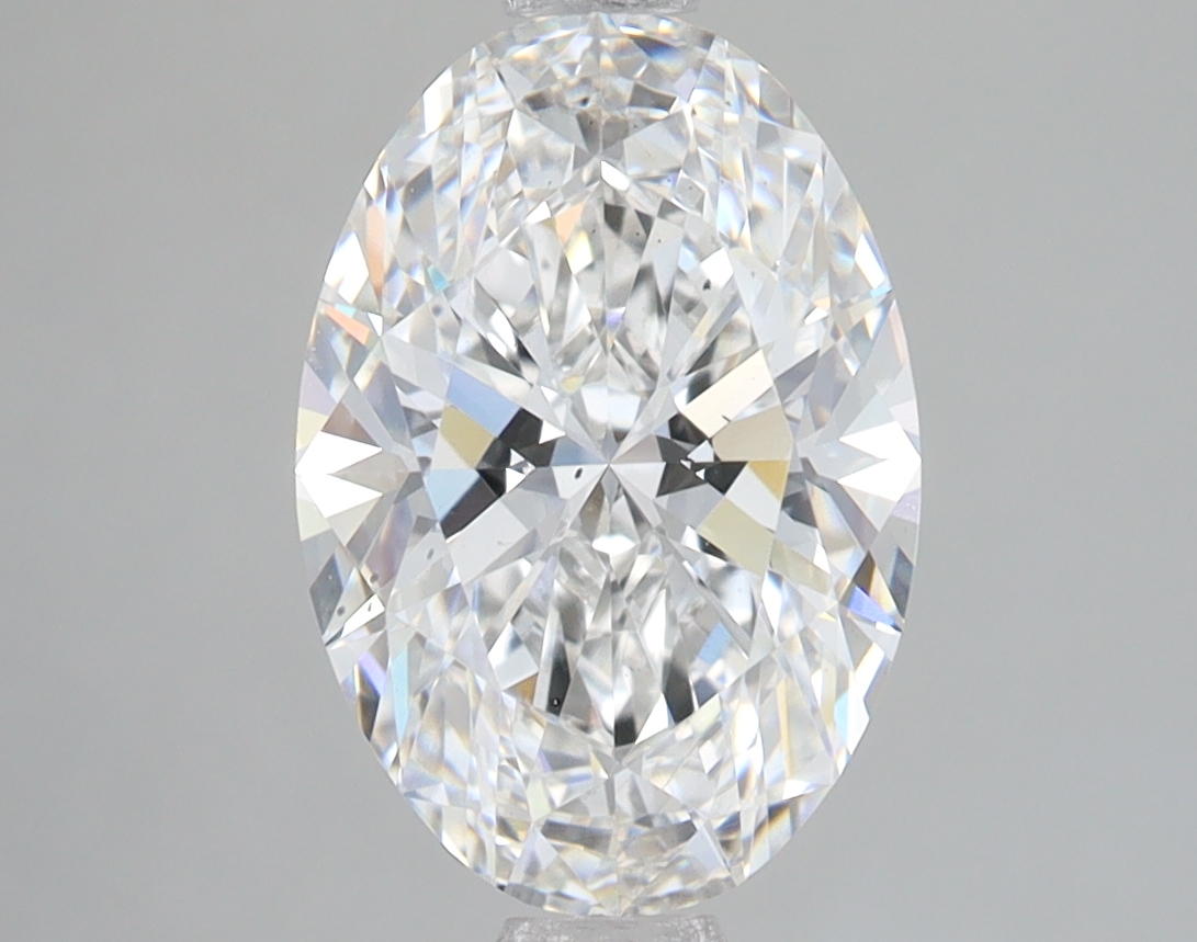 Lab Grown 2.78 Carat, E Colour, <br/>VS2 Clarity OVAL Diamond