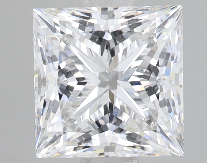 Lab Grown 2.07 Carat, E Colour, <br/>VS1 Clarity PRINCESS Diamond
