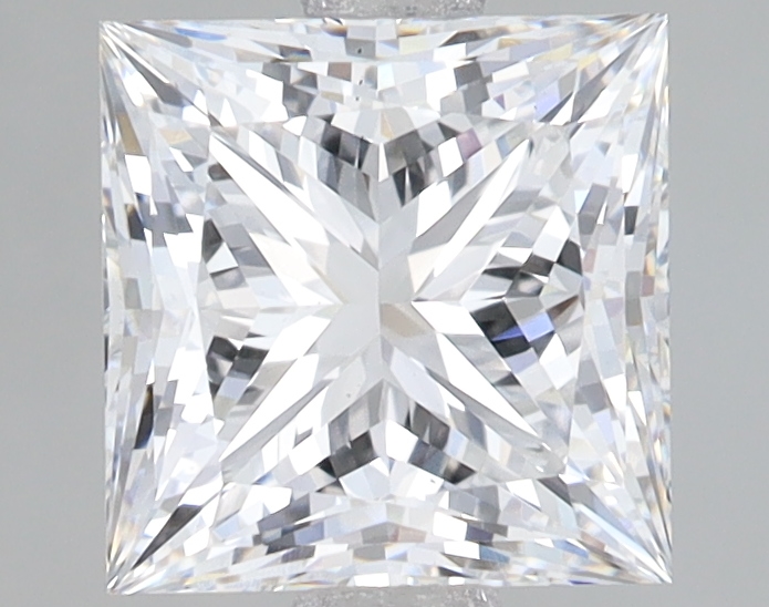 Lab Grown 2.07 Carat, D Colour, <br/>VS1 Clarity PRINCESS Diamond