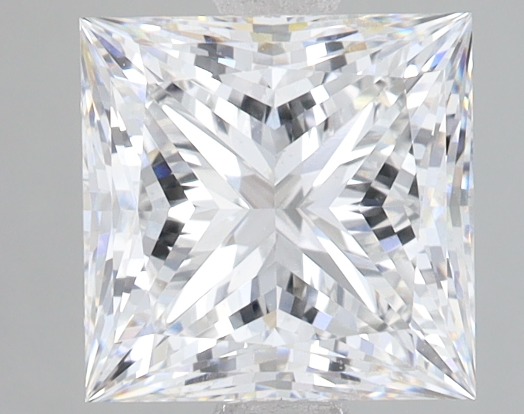 Lab Grown 2.8 Carat, E Colour, <br/>VS1 Clarity PRINCESS Diamond