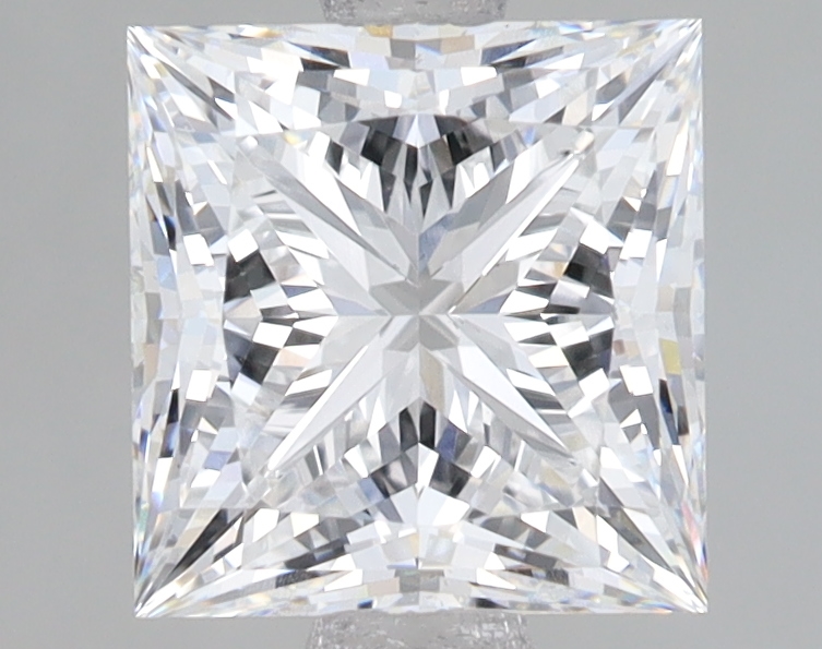 Lab Grown 2.03 Carat, D Colour, <br/>VS1 Clarity PRINCESS Diamond