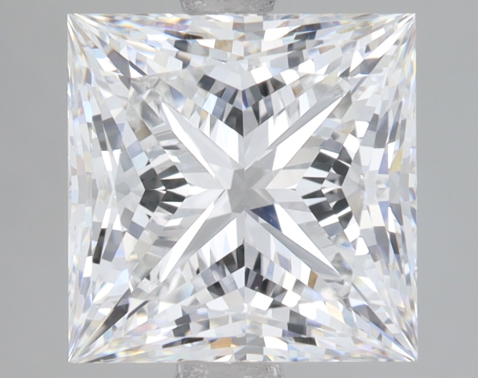 Lab Grown 3.55 Carat, E Colour, <br/>VS1 Clarity PRINCESS Diamond