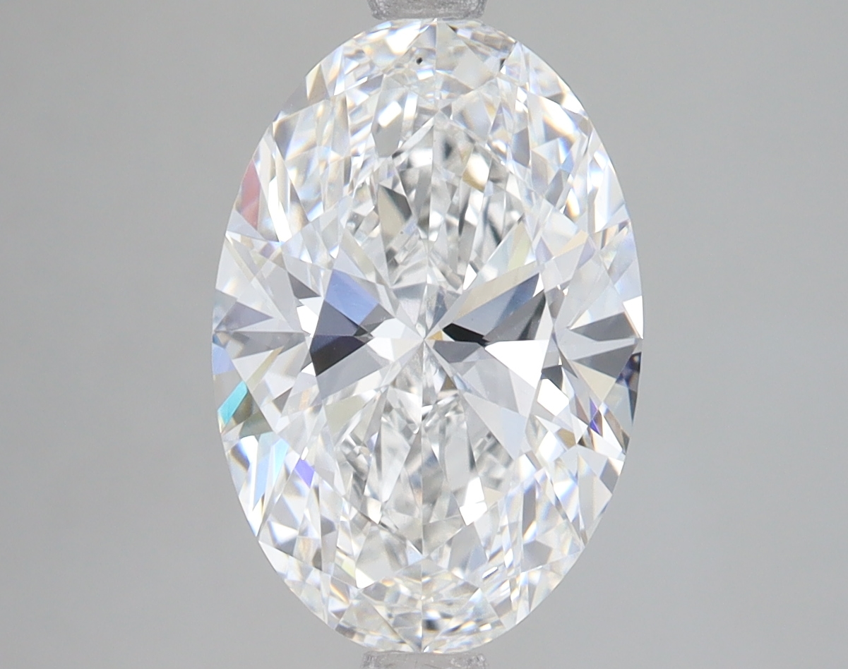 Lab Grown 3.33 Carat, E Colour, <br/>VS2 Clarity OVAL Diamond