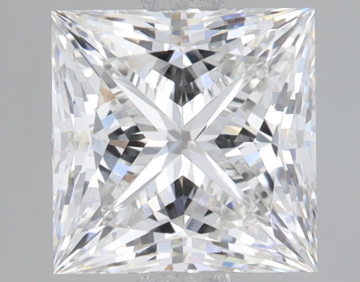 Lab Grown 2.09 Carat, E Colour, <br/>VS1 Clarity PRINCESS Diamond