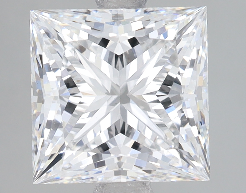 Lab Grown 3.06 Carat, D Colour, <br/>VS1 Clarity PRINCESS Diamond