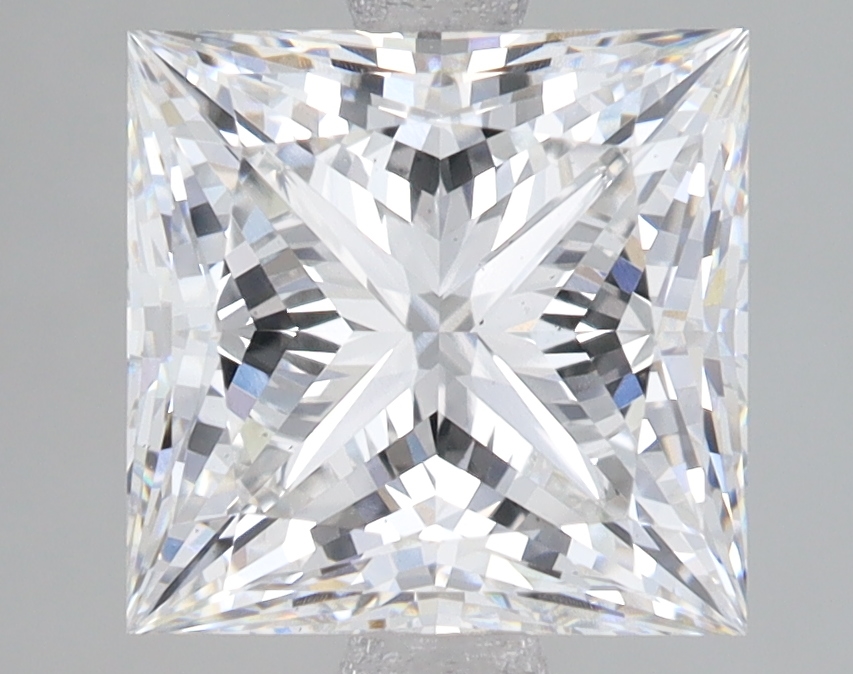 Lab Grown 3.06 Carat, E Colour, <br/>VS2 Clarity PRINCESS Diamond