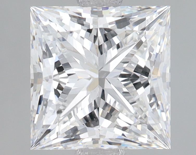 Lab Grown 2.08 Carat, E Colour, <br/>VS1 Clarity PRINCESS Diamond