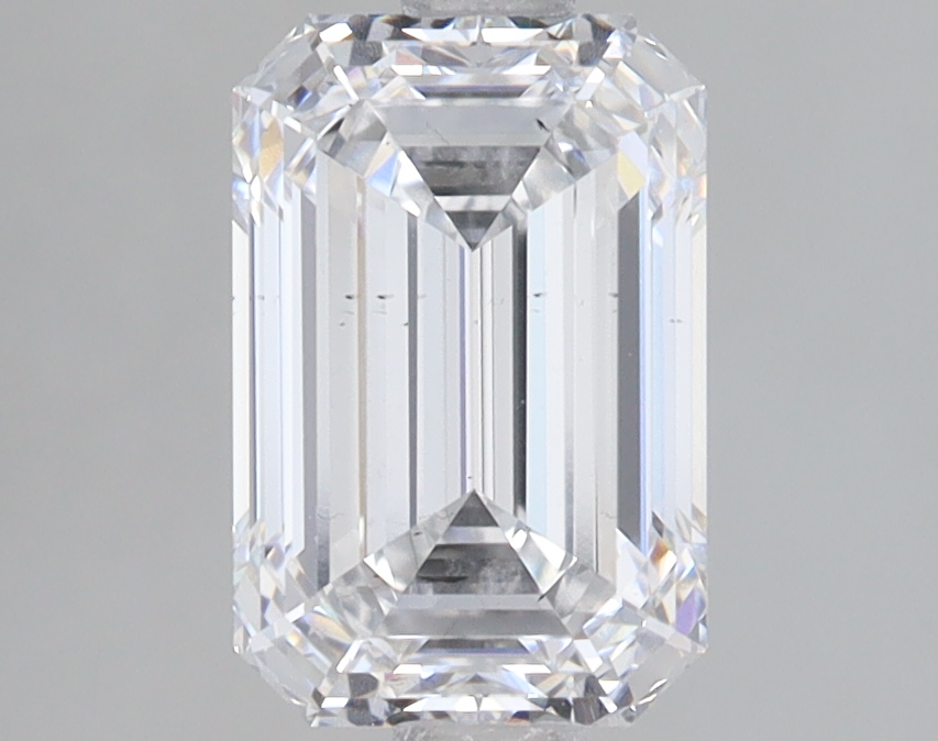 Lab Grown 2.1 Carat, D Colour, <br/>VS2 Clarity EMERALD Diamond