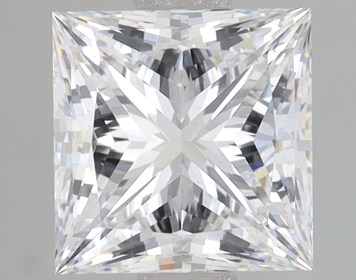 Lab Grown 2.08 Carat, D Colour, <br/>VS1 Clarity PRINCESS Diamond