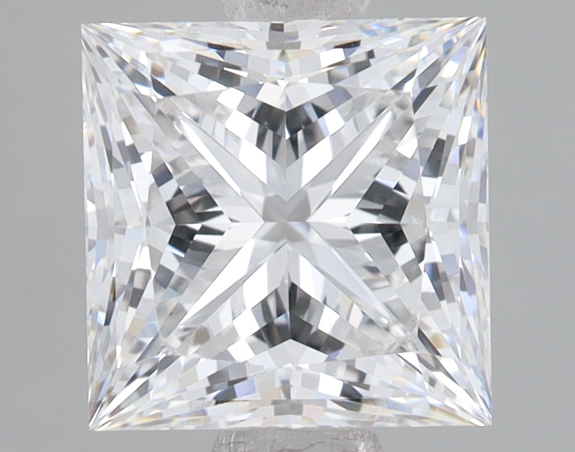 Lab Grown 2.09 Carat, E Colour, <br/>VS1 Clarity PRINCESS Diamond