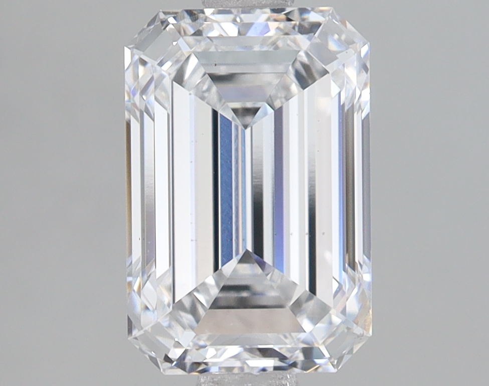 Lab Grown 2.25 Carat, D Colour, <br/>VS2 Clarity EMERALD Diamond