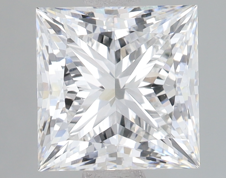 Lab Grown 2.4 Carat, E Colour, <br/>VS1 Clarity PRINCESS Diamond