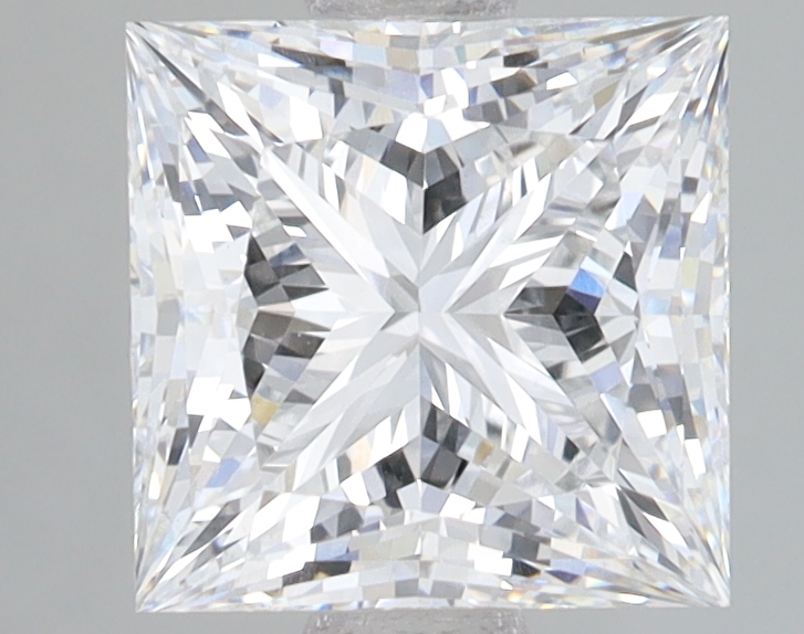 Lab Grown 2.54 Carat, D Colour, <br/>VS1 Clarity PRINCESS Diamond
