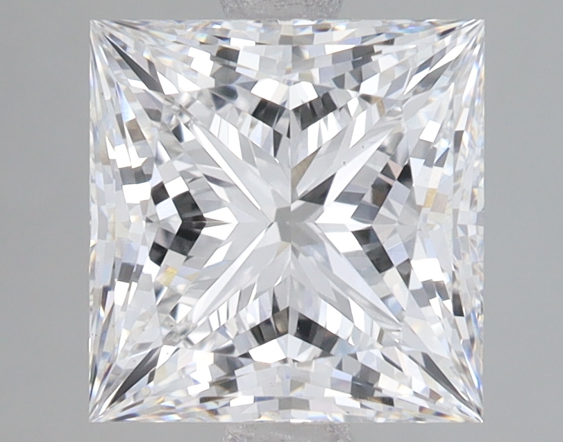 Lab Grown 3.05 Carat, D Colour, <br/>VS1 Clarity PRINCESS Diamond