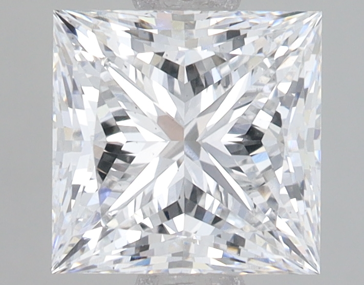 Lab Grown 2.08 Carat, E Colour, <br/>VS2 Clarity PRINCESS Diamond